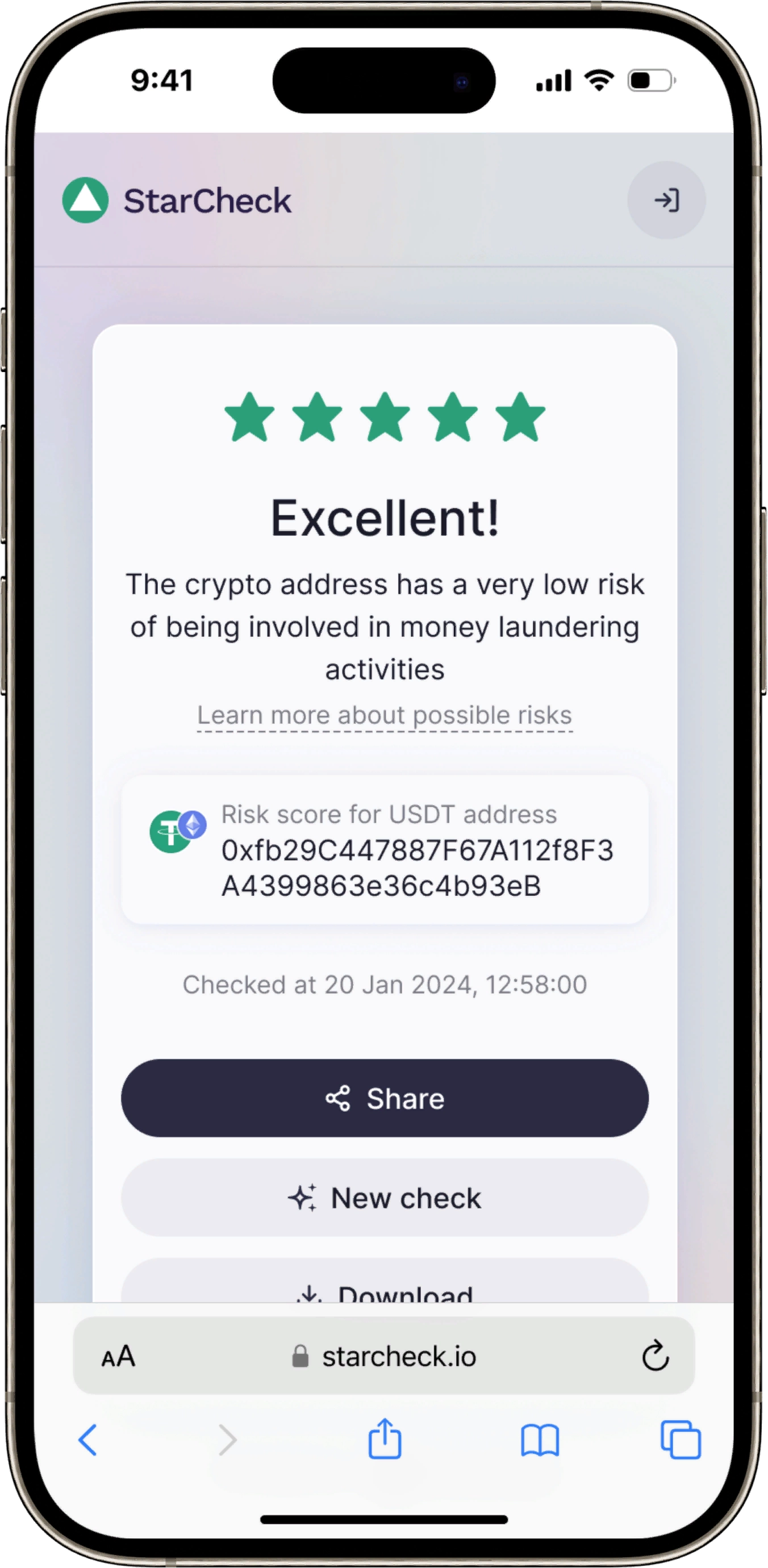 Paste the wallet address Paste the wallet address
